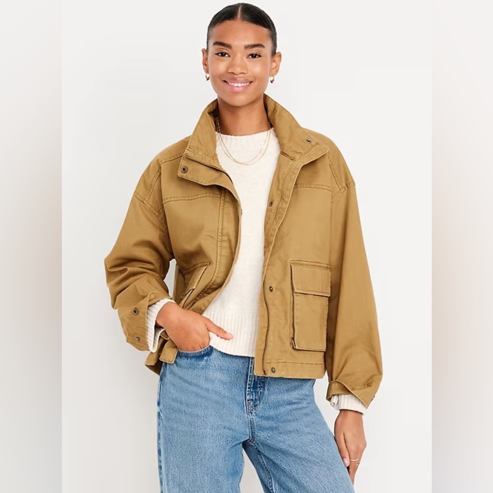Old Navy Utility Bomber Jacket NWT
